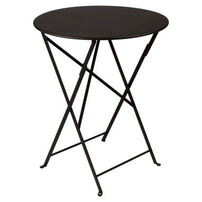 Skládací stolek BISTRO P.60 cm - Liquorice (černá, jemná struktura)_0
