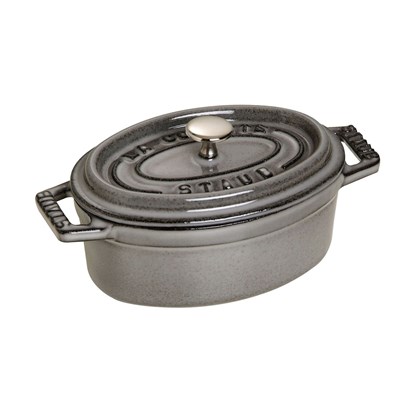Hrnec STAUB oválný 11 cm šedý_4