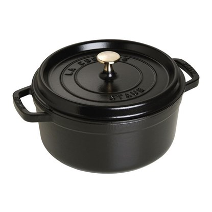 Hrnec kulatý 24 cm černý_0