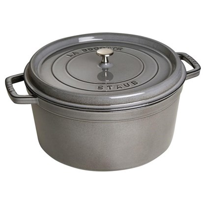 Hrnec kulatý 34 cm šedý_0