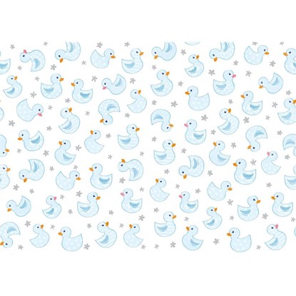 Balicí papír 50x70cm ducklings/blue_0