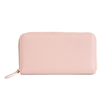 Kožená peněženka-20x11cm-Orchid pink_0