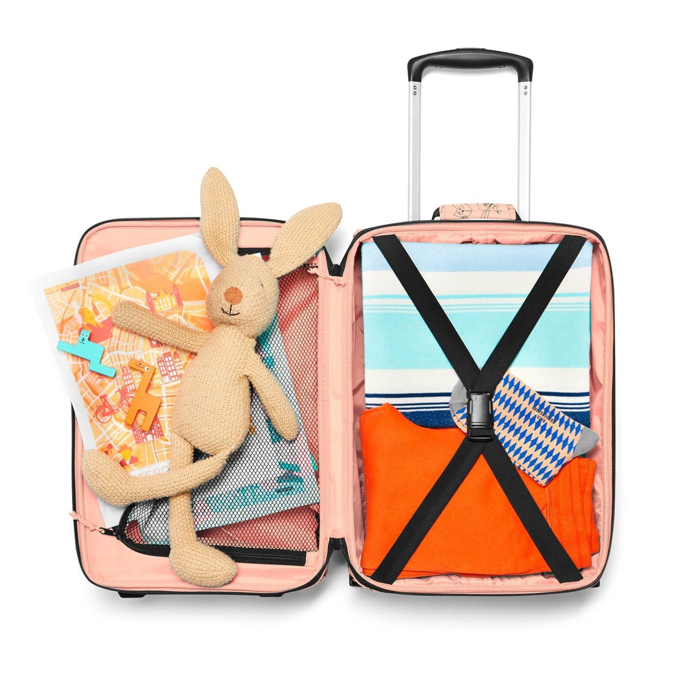 Taška na kolečkách Trolley XS kids cats and dogs rose_0