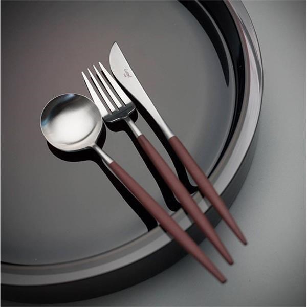 Příbory GOA BROWN set 24ks v dřev.kazetě_0