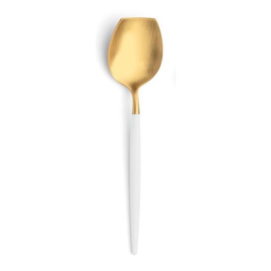Lžička na cukr GOA zlatá / bílá rukojeť_0