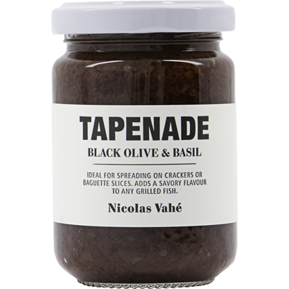 Tapenáda černé olivy & bazalka Nicolas Vahé 140g_3