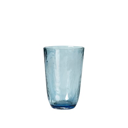 Sklenice Broste HAMMERED 400ml modrá_0