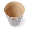 Odpadkový koš WOODROW 28 cm sv. šedý, přírodní_0