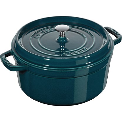 Hrnec kulatý 28 cm tyrkysový_0