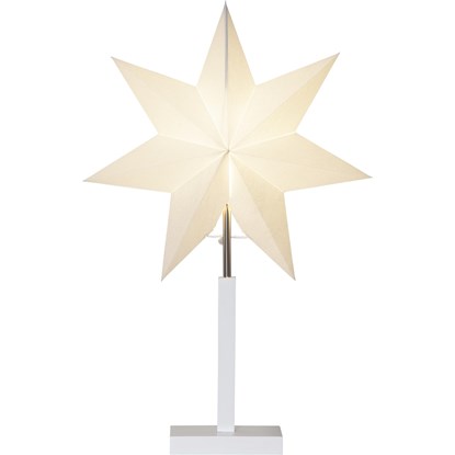 Stolní lampa hvězda KARO V.55 cm bílá_1