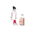 Taška na kolečkách Trolley XS kids cats and dogs rose_1