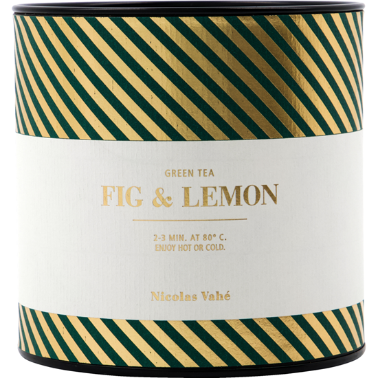 Zelený čaj s příchutí FIG & LEMON Nicolas Vahé 100g_4