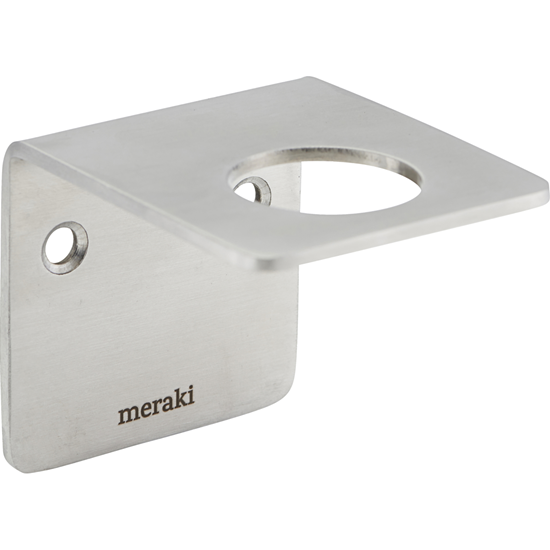 Nástěnný držák na dávkovač mýdla Meraki stříbrný matný_0