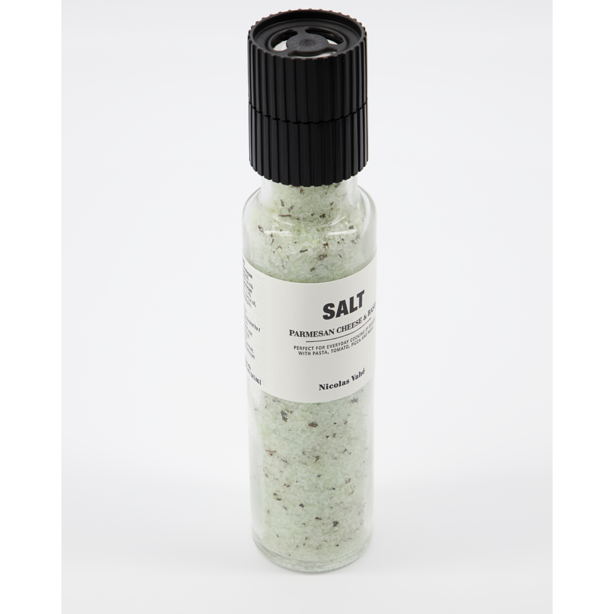 Sůl PARMESAN & BASIL s parmezánem a bazalkou s mlýnkem Nicolas Vahé 320g_0