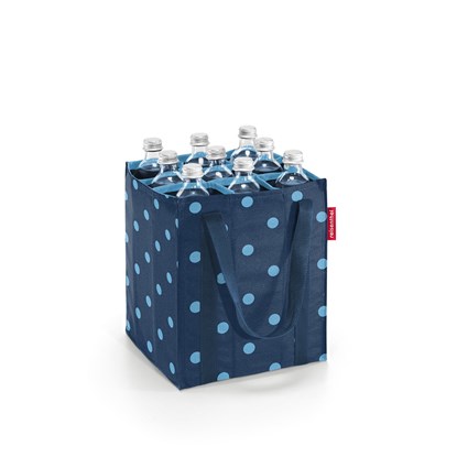 Taška na lahve Bottlebag mixed dots blue_0