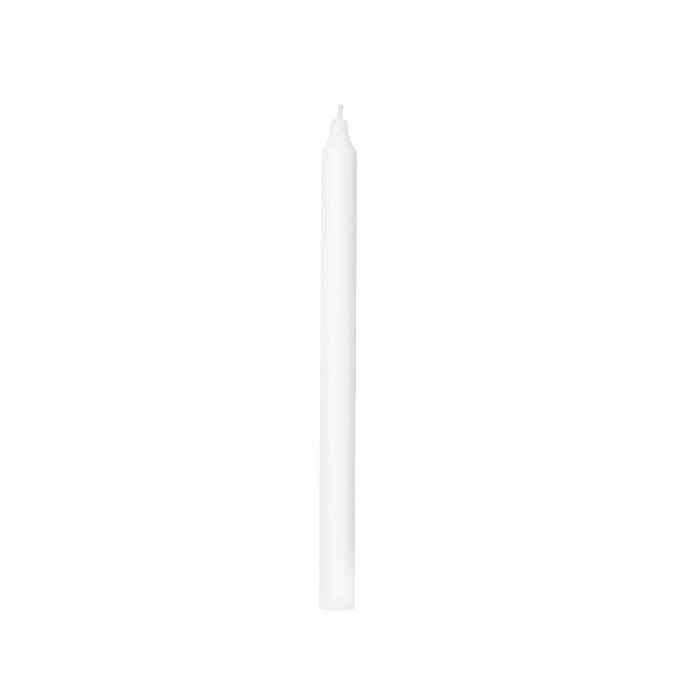 Svíčka kulatá dlouhá 2,1 cm bílá_0