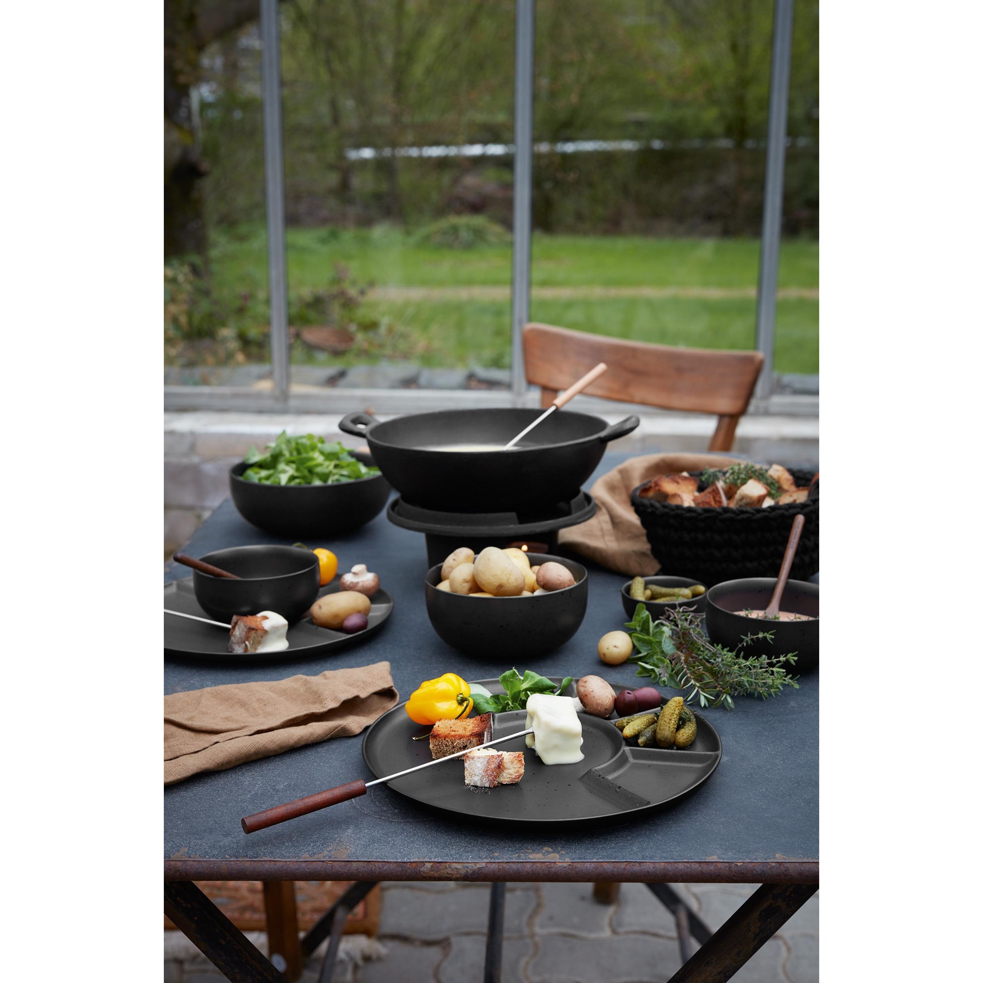 Talíř na aperitiv COPPA KURO 24,2 cm_0