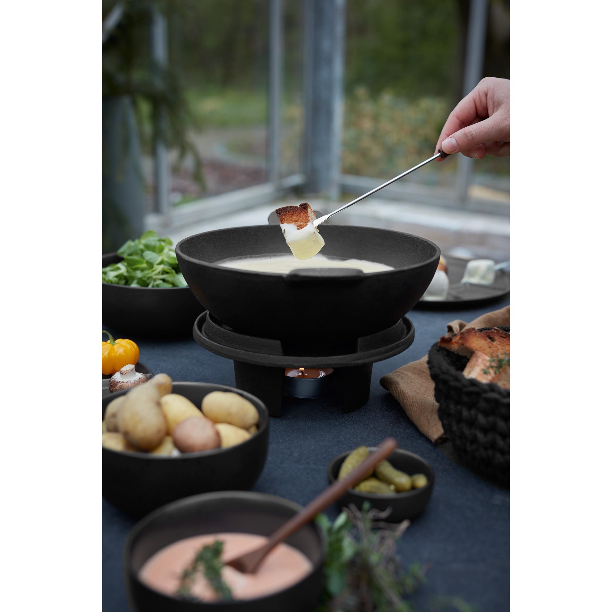 Talíř na aperitiv COPPA KURO 24,2 cm_1