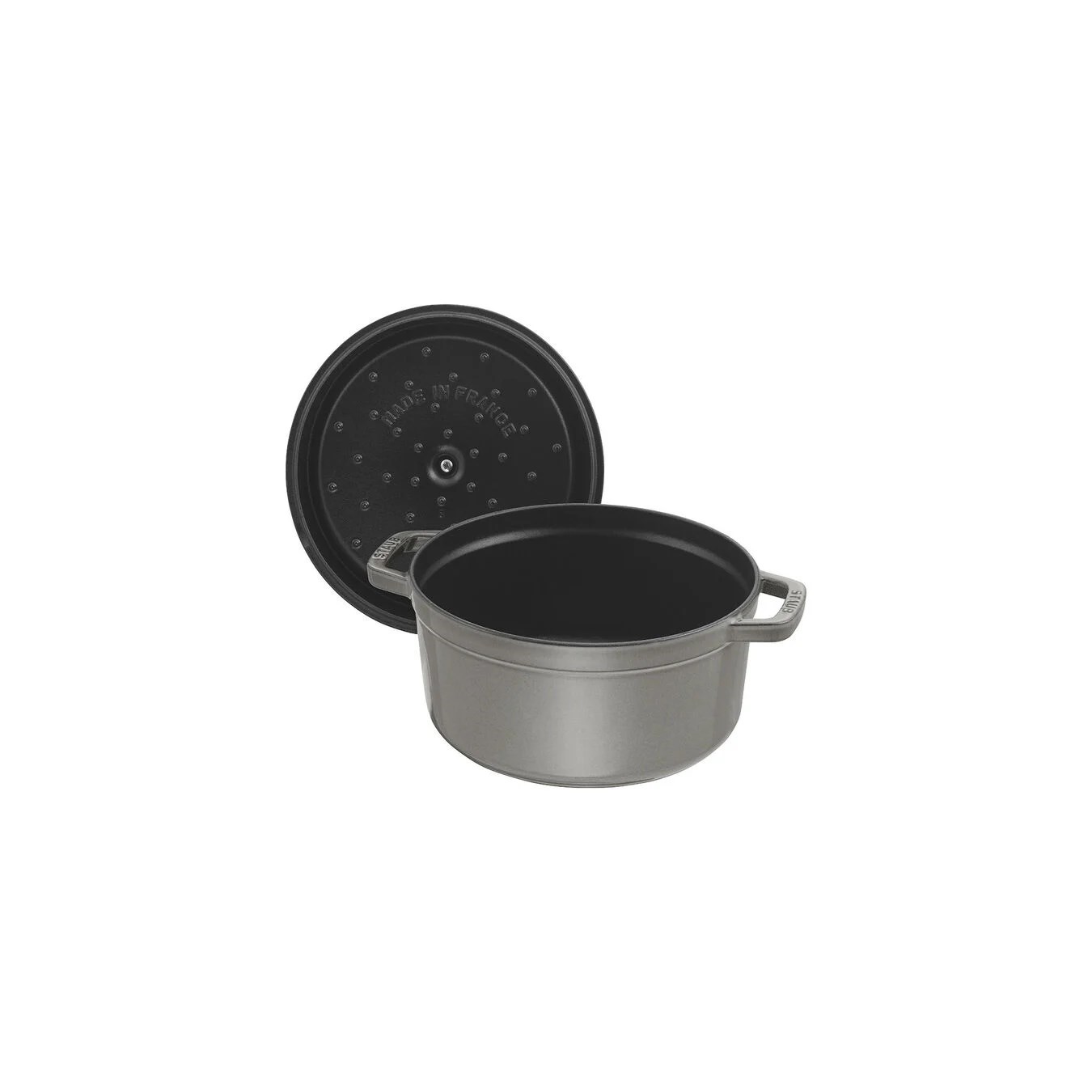 Hrnec STAUB kulatý 16 cm šedý_0