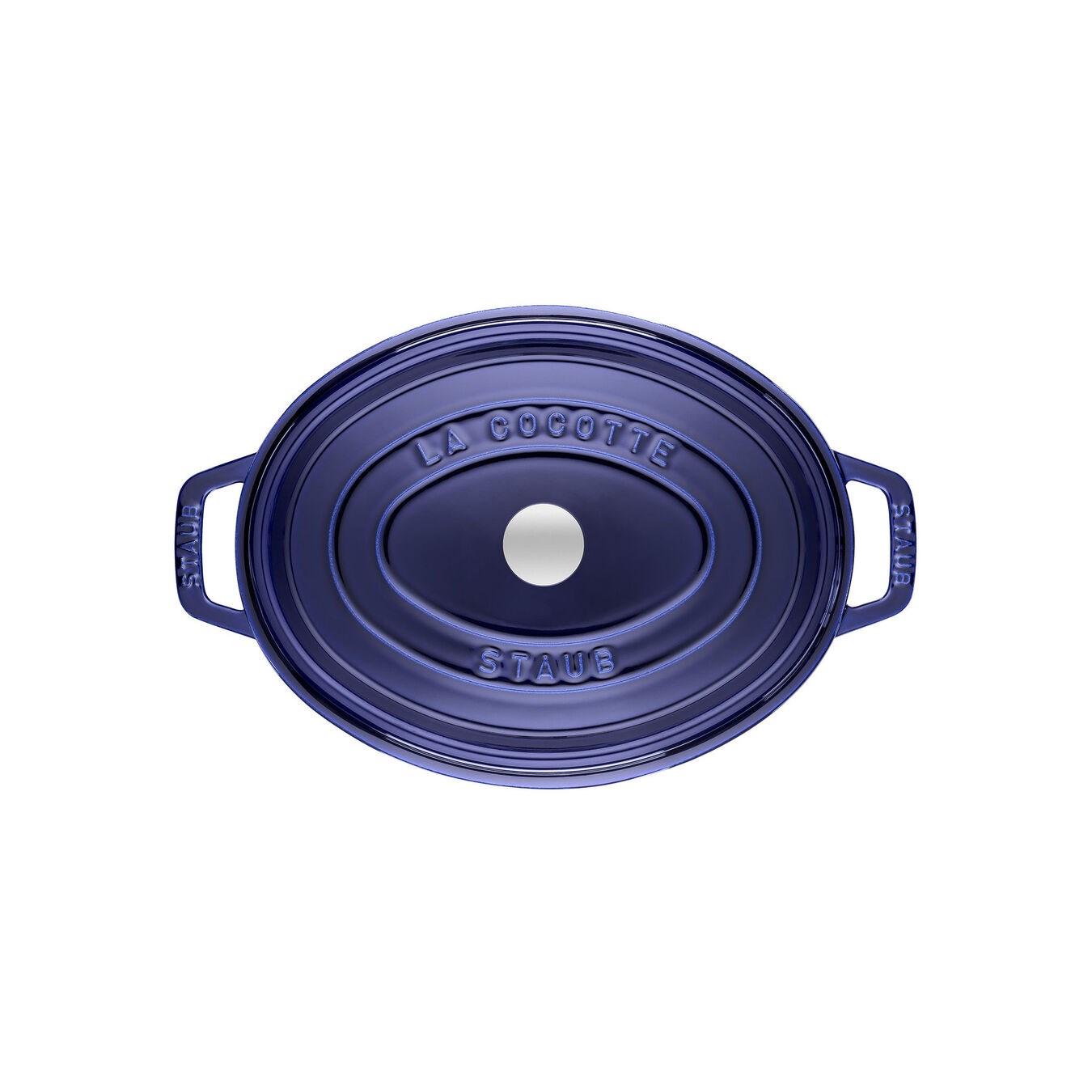Hrnec STAUB oválný 29 cm modrý_0