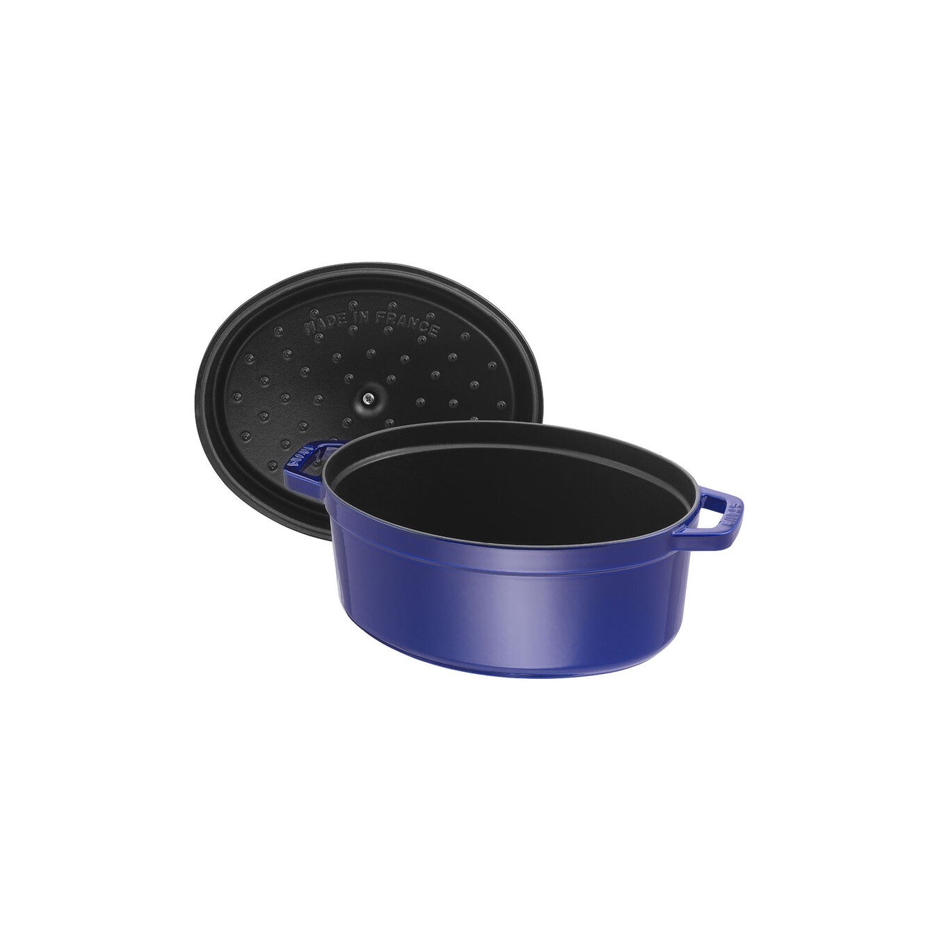 Hrnec STAUB oválný 29 cm modrý_3