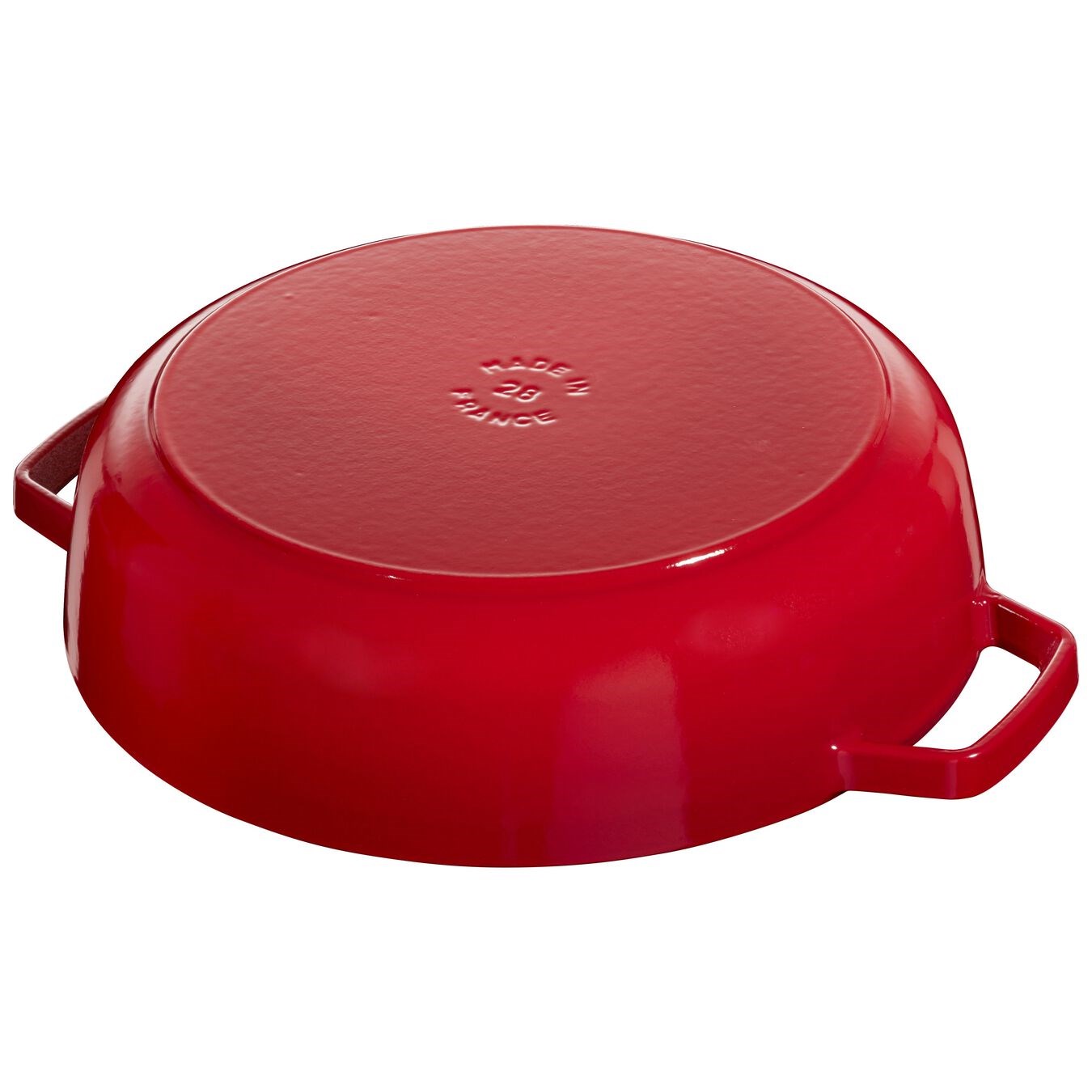 Kastrol se samopodlévací poklicí 28cm červený_1
