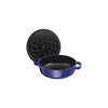Kastrol se samopodlévací poklicí 24cm modrý_0