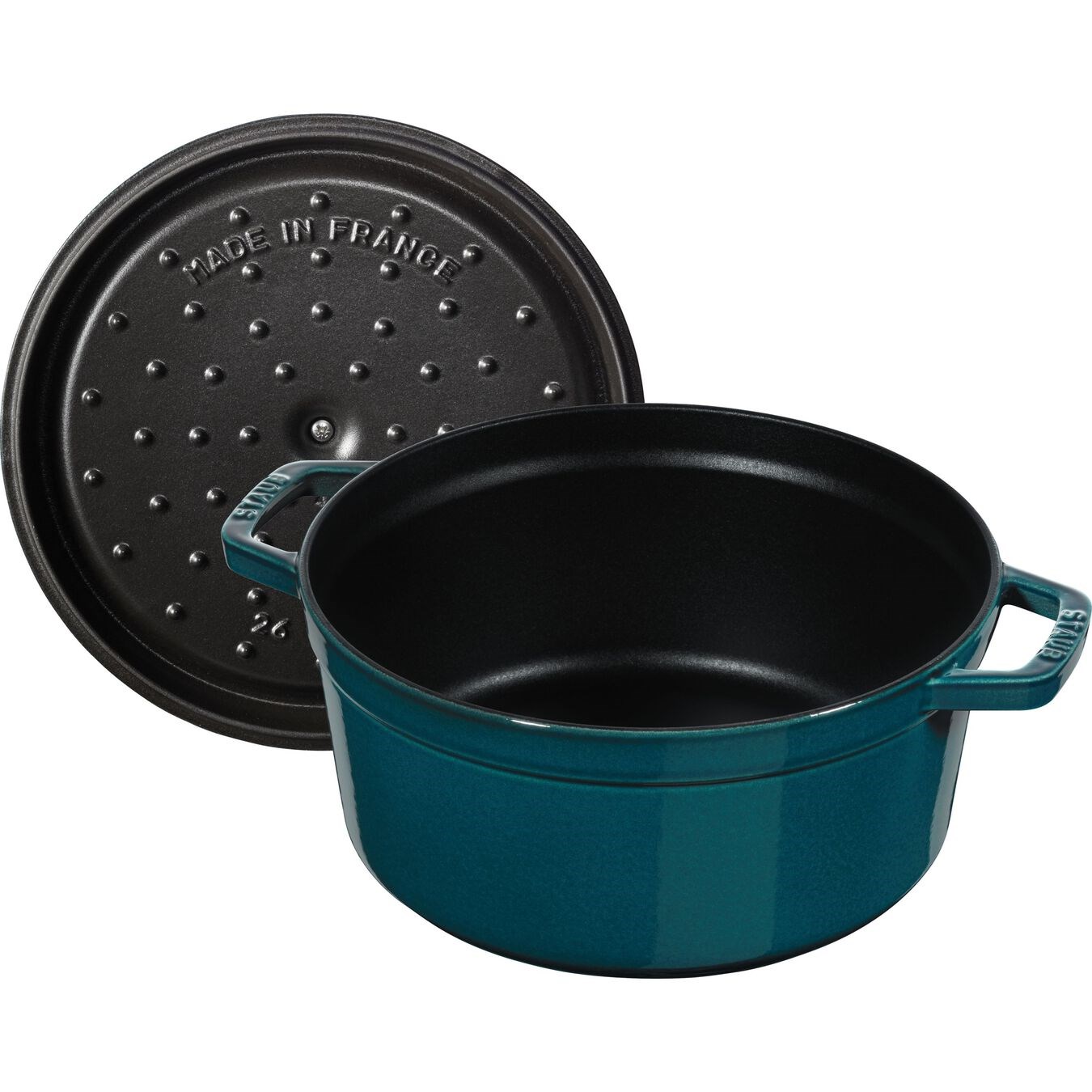 Hrnec kulatý 28 cm tyrkysový_3