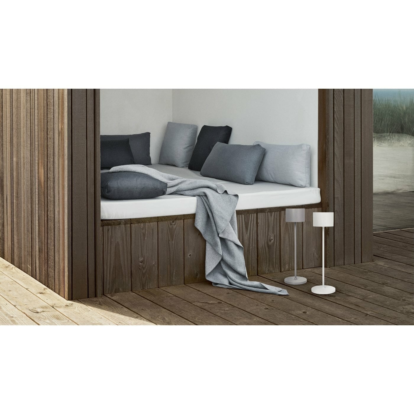 Přenosná LED lampička FAROL šedá_2