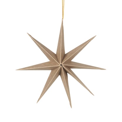 Vánoční hvězna na zavěšení P.50 cm přírodní hnědá_0
