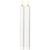 LED svíčky FLAMME SET/2ks V,25cm bílé_0