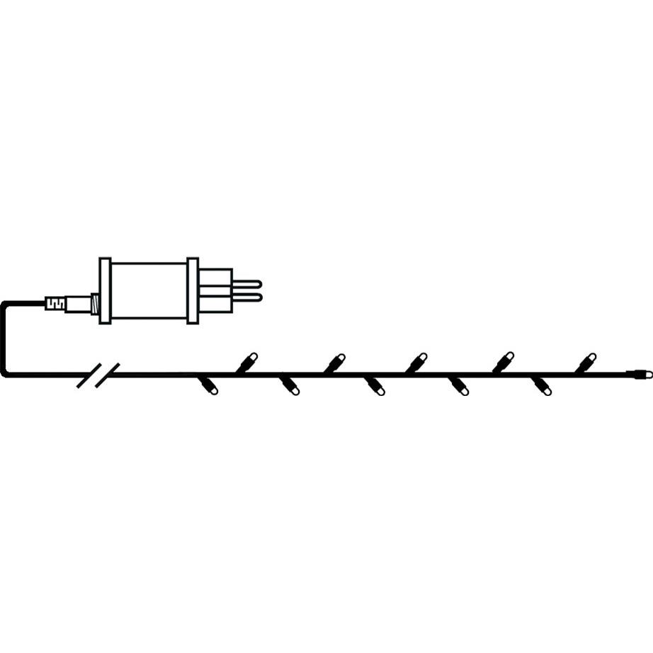 Venkovní světelný řetěz Serie Micro LED 18xLED, 18m_1