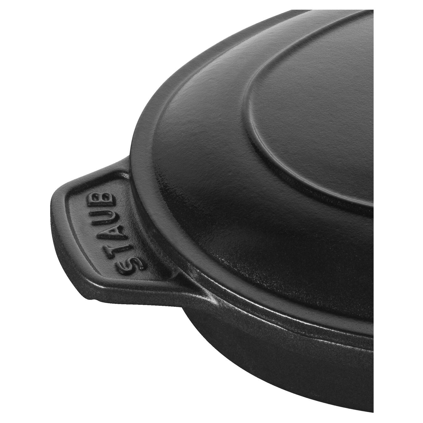 Zapékací oválná forma STAUB s poklicí 23 cm černá_0