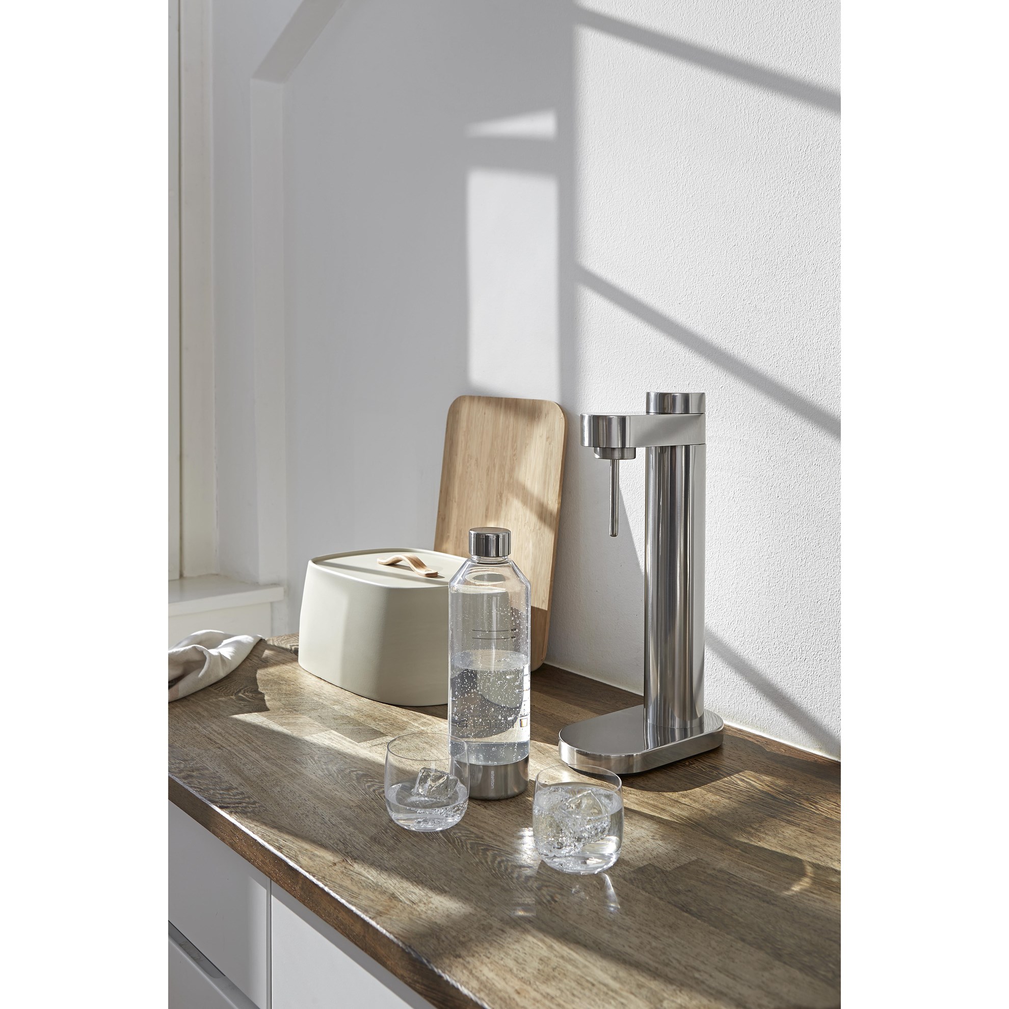 Výrobník perlivé vody BRUS STELTON 1,15l stříbrný_1
