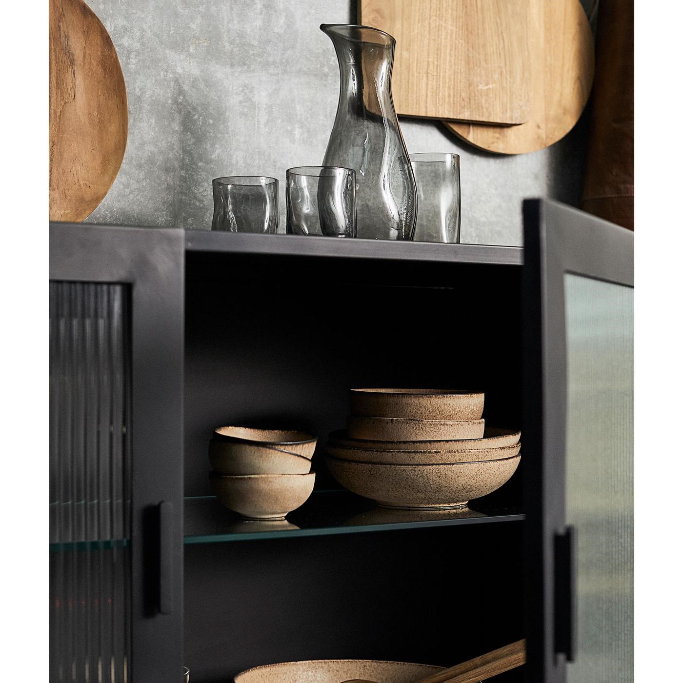 Kovová komoda Muubs DALLAS 120x42cm černá_2