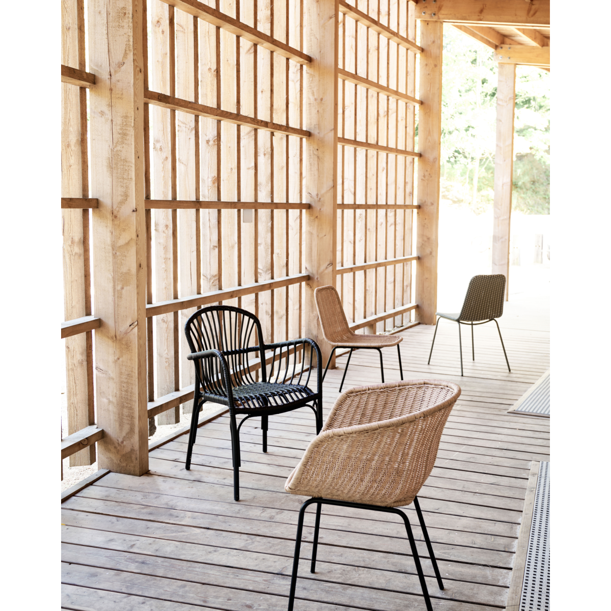 Jídelní židle House Doctor HAPUR hnědá_6