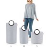 Taška/koš na prádlo Loophome M Frame Rhombus light grey_1