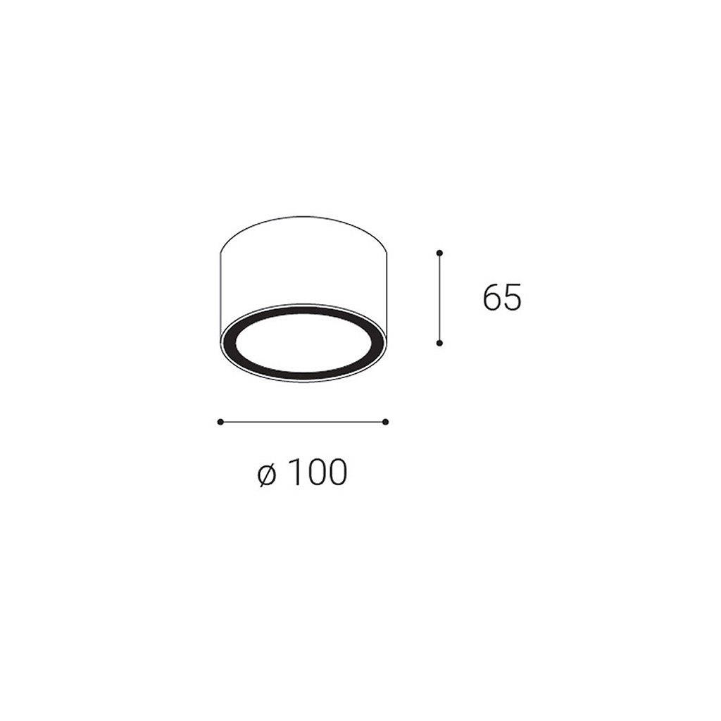 Venkovní stropní svítidlo MEDO S bílé_0