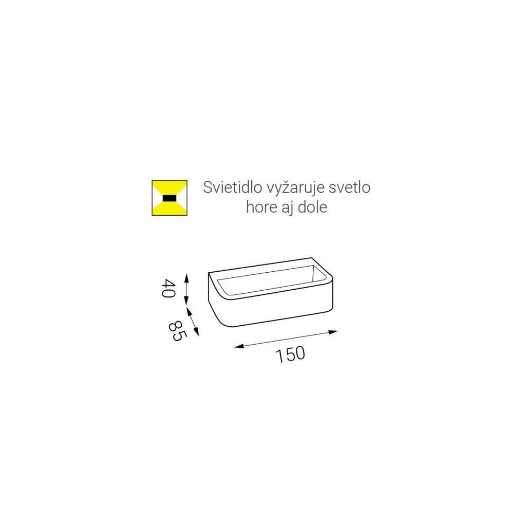 Vnitřní nástěnné svítidlo WALL-R D.15 cm bílé_3