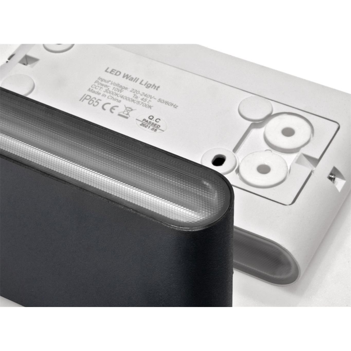 Venkovní, vnitřní nástěnné svítidlo FLAT II antracitové_1