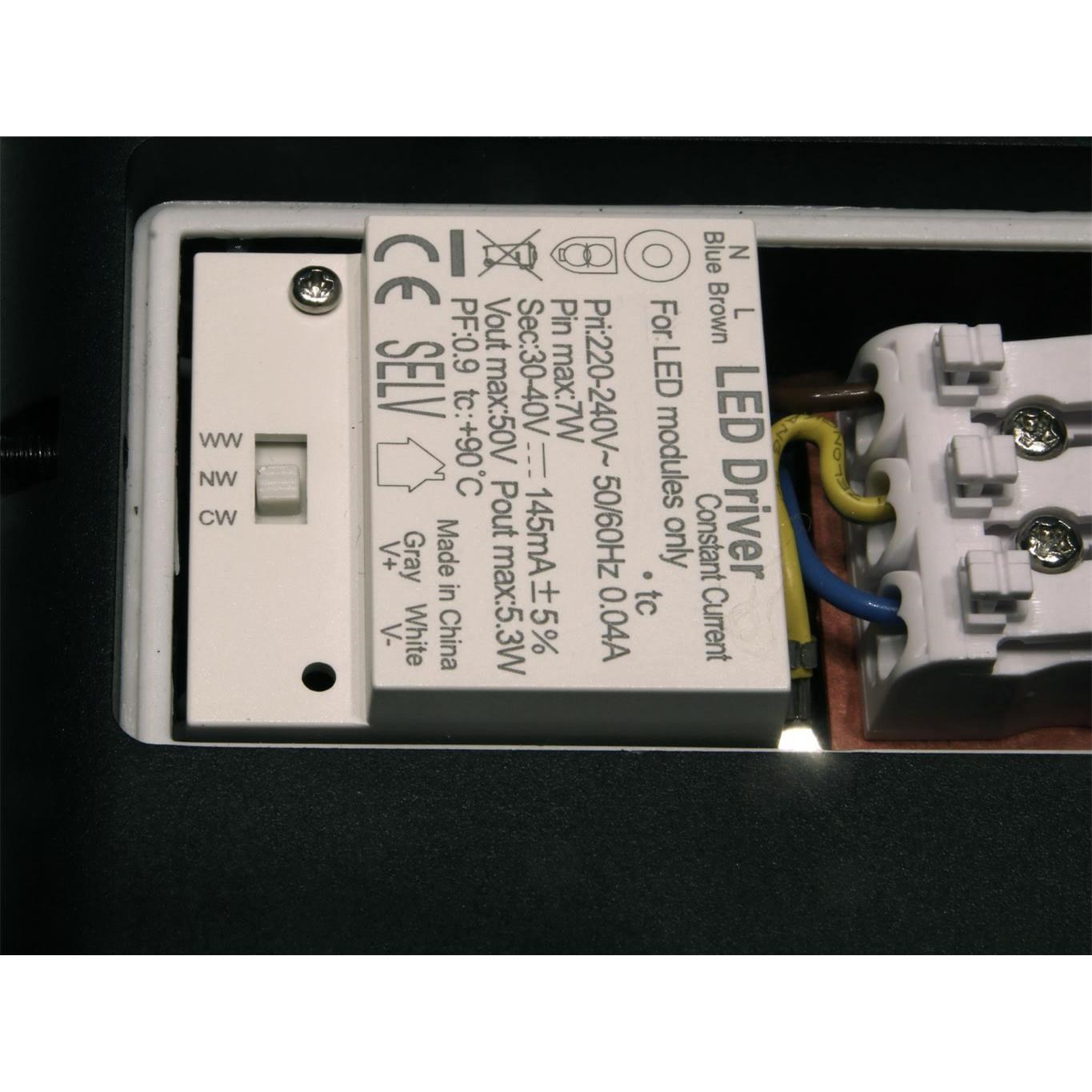 Venkovní, vnitřní nástěnné svítidlo FLAT II antracitové_2