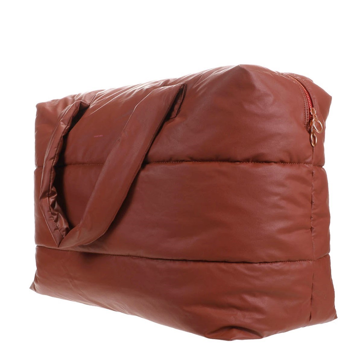 Velká prošívaná taška Tinne + Mia CAMILL red wood_0