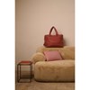 Velká prošívaná taška Tinne + Mia CAMILL red wood_3