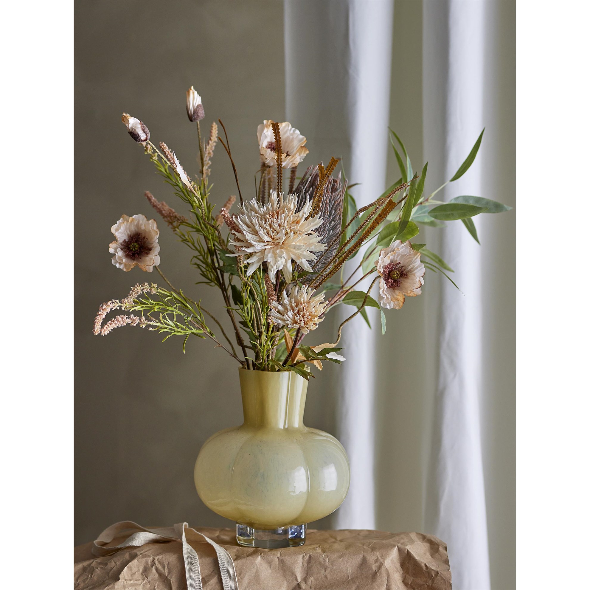 Umělá dekorace/květina POPPY stonek máku V.104cm_4
