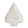 Kameninový servírovací talíř WINTER 22cm vánoční stromek přírodní_0