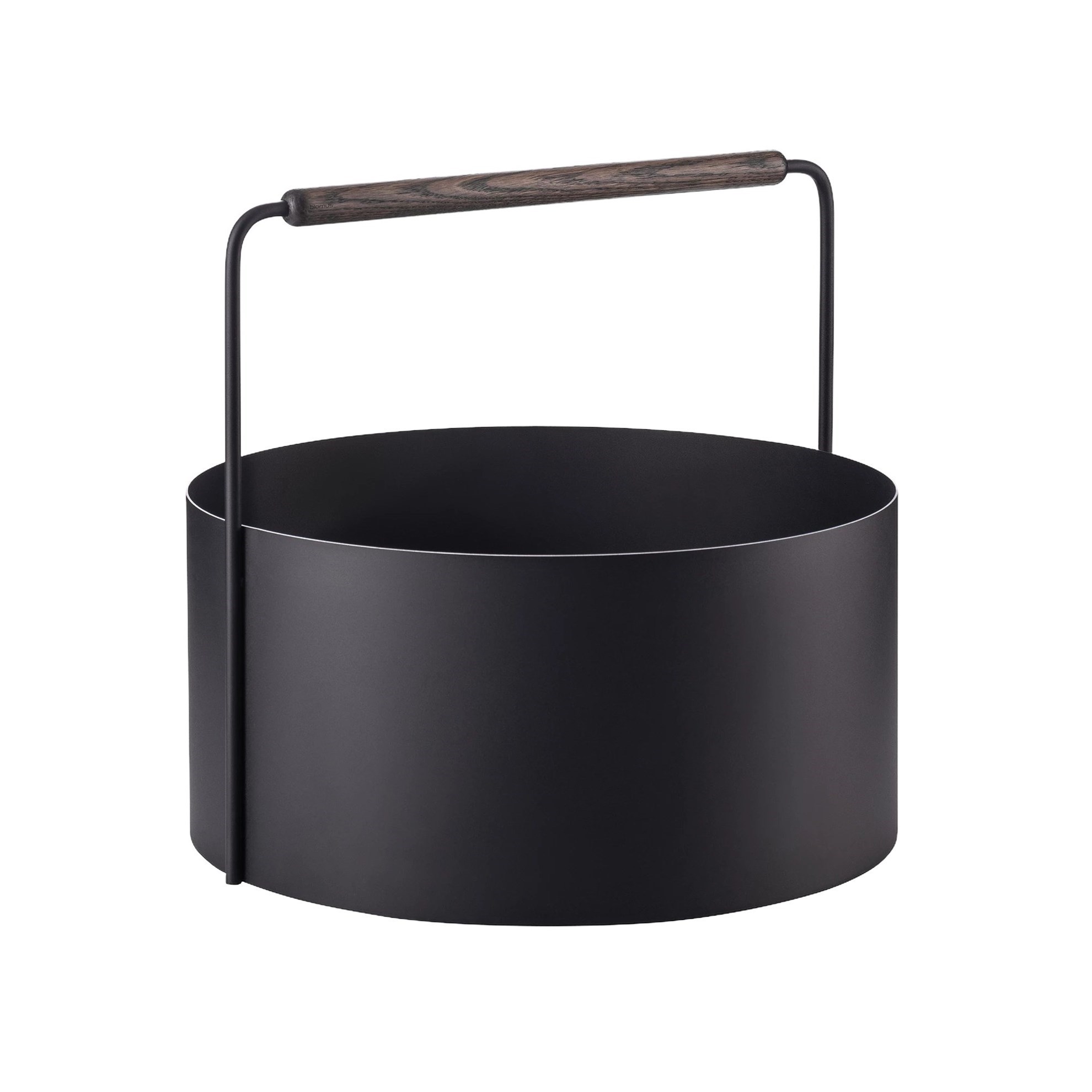 Koš na dřevo Blomus ASHI P.45cm černo hnědý_2