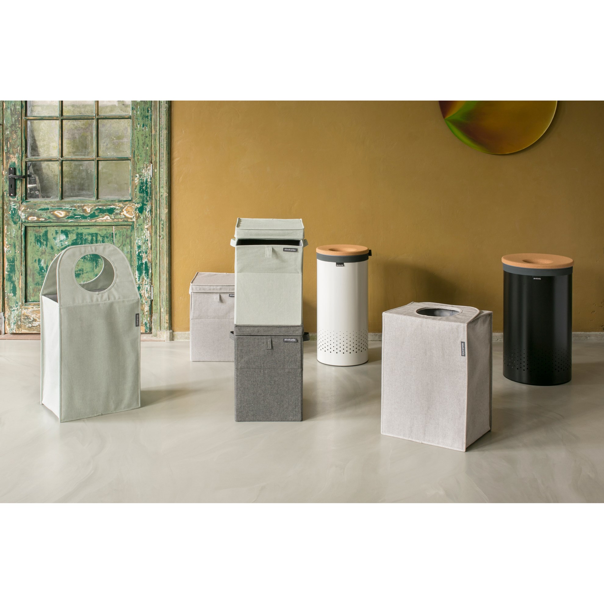 Koš/taška na prádlo Brabantia 55l zelený_2