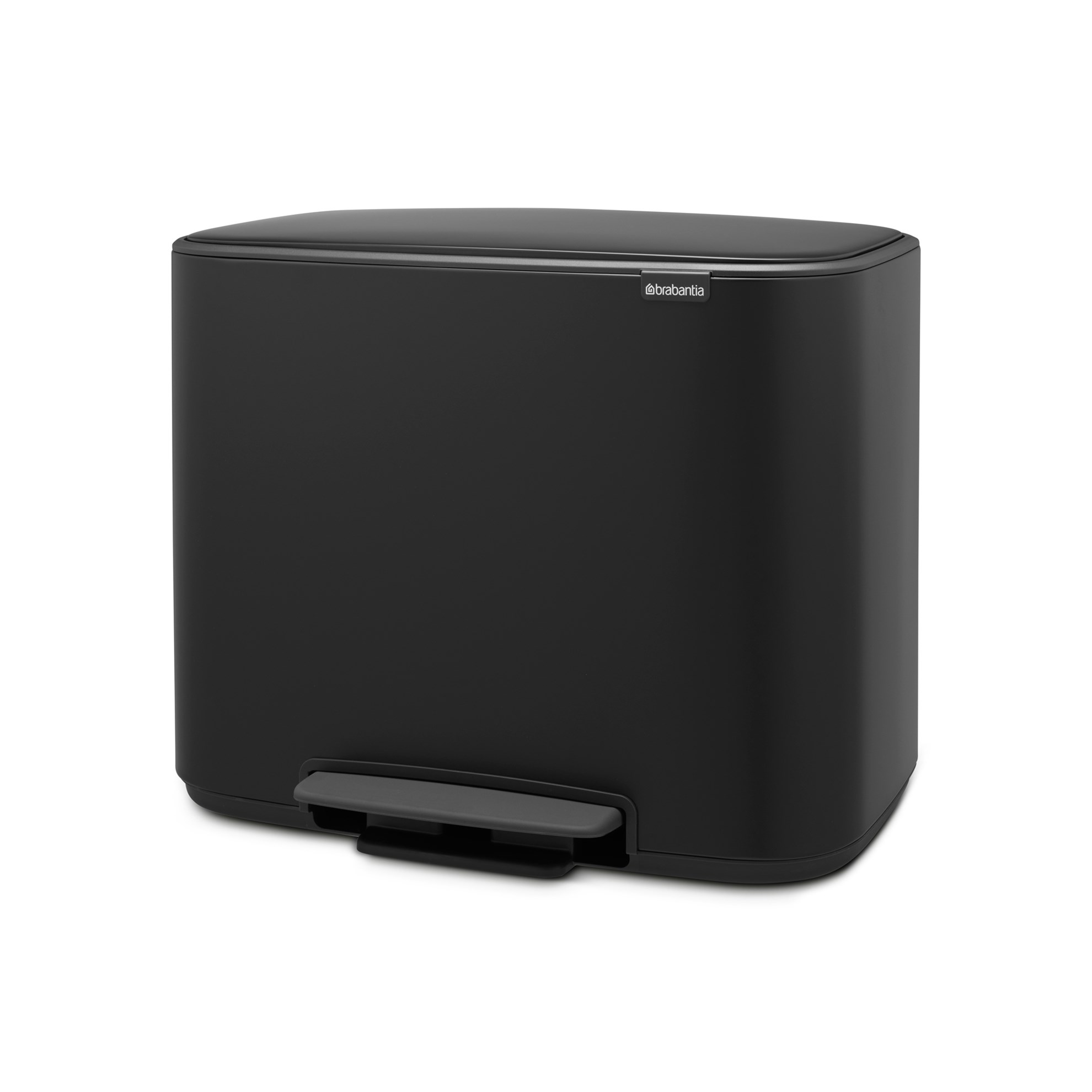 Pedálový odpadkový koš Brabantia BO 3x11l černý_2