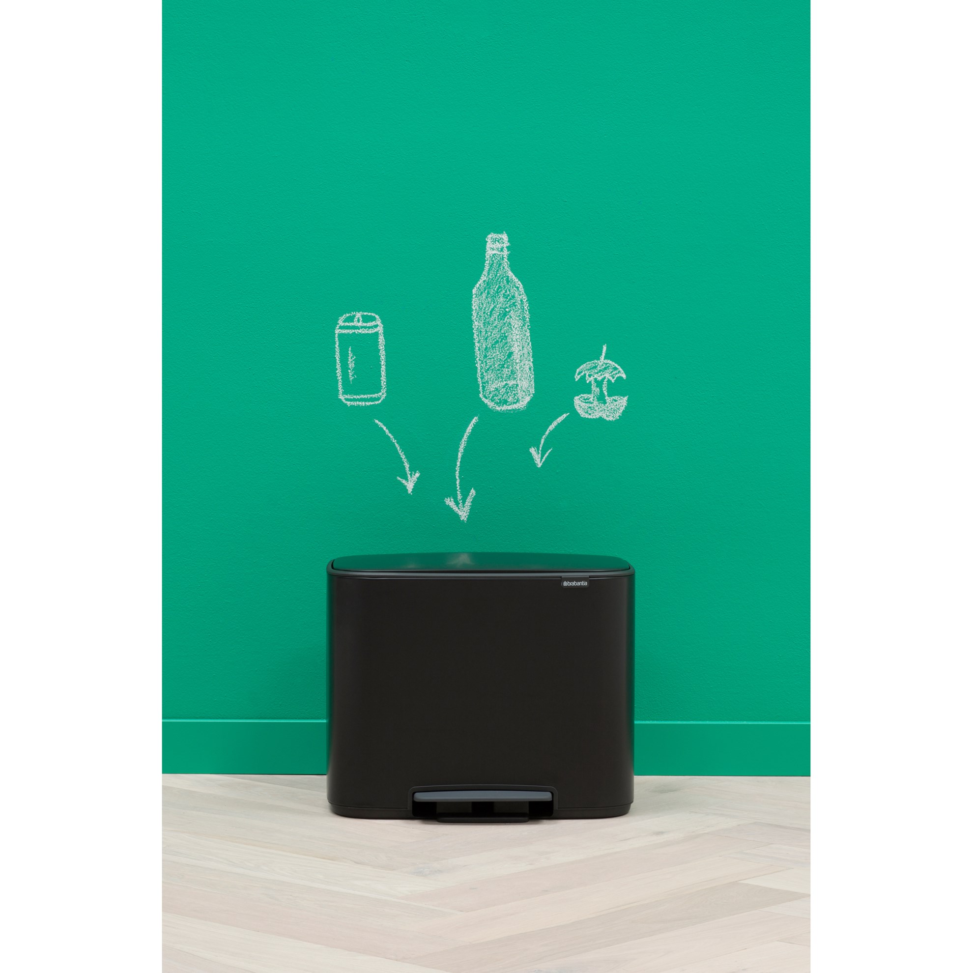 Pedálový odpadkový koš Brabantia BO 11l/23l černý_11