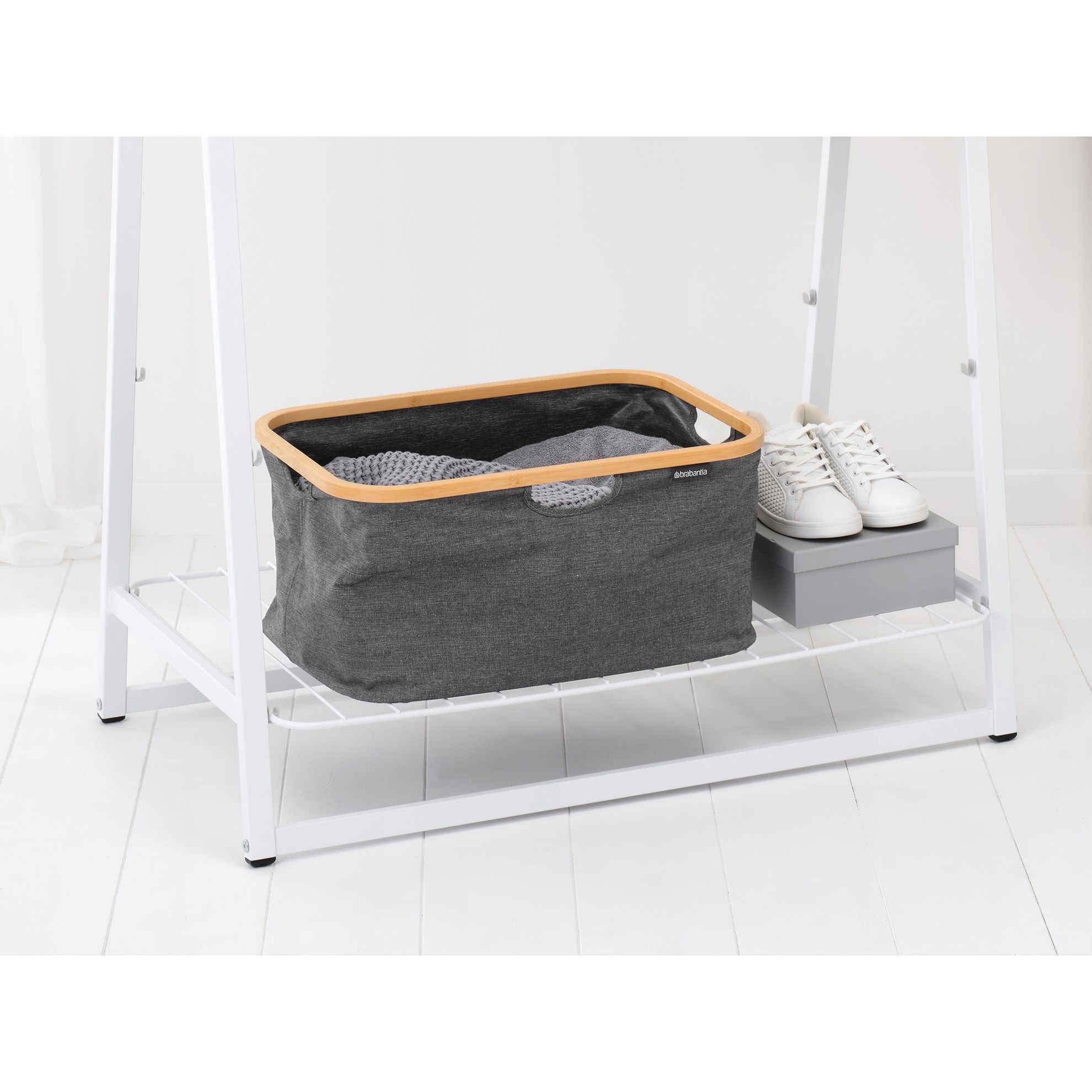 Skládací koš na prádlo/úložný box Brabantia 40l černý_6